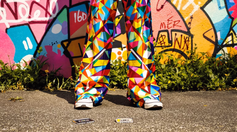 Spodnie piramidy lata 90 zdjęcia – kultowy styl i wspomnienia