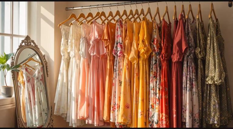 Sukienki z poliestru – modne i praktyczne wybory