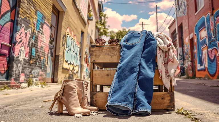 Jeansy bootcut stylizacje – jak je nosić i z czym łączyć?
